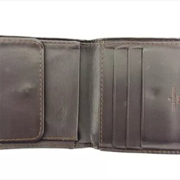 Louis Vuitton Bifold Brown leather Woman unisex Authentic Used - Picture 7 of 7